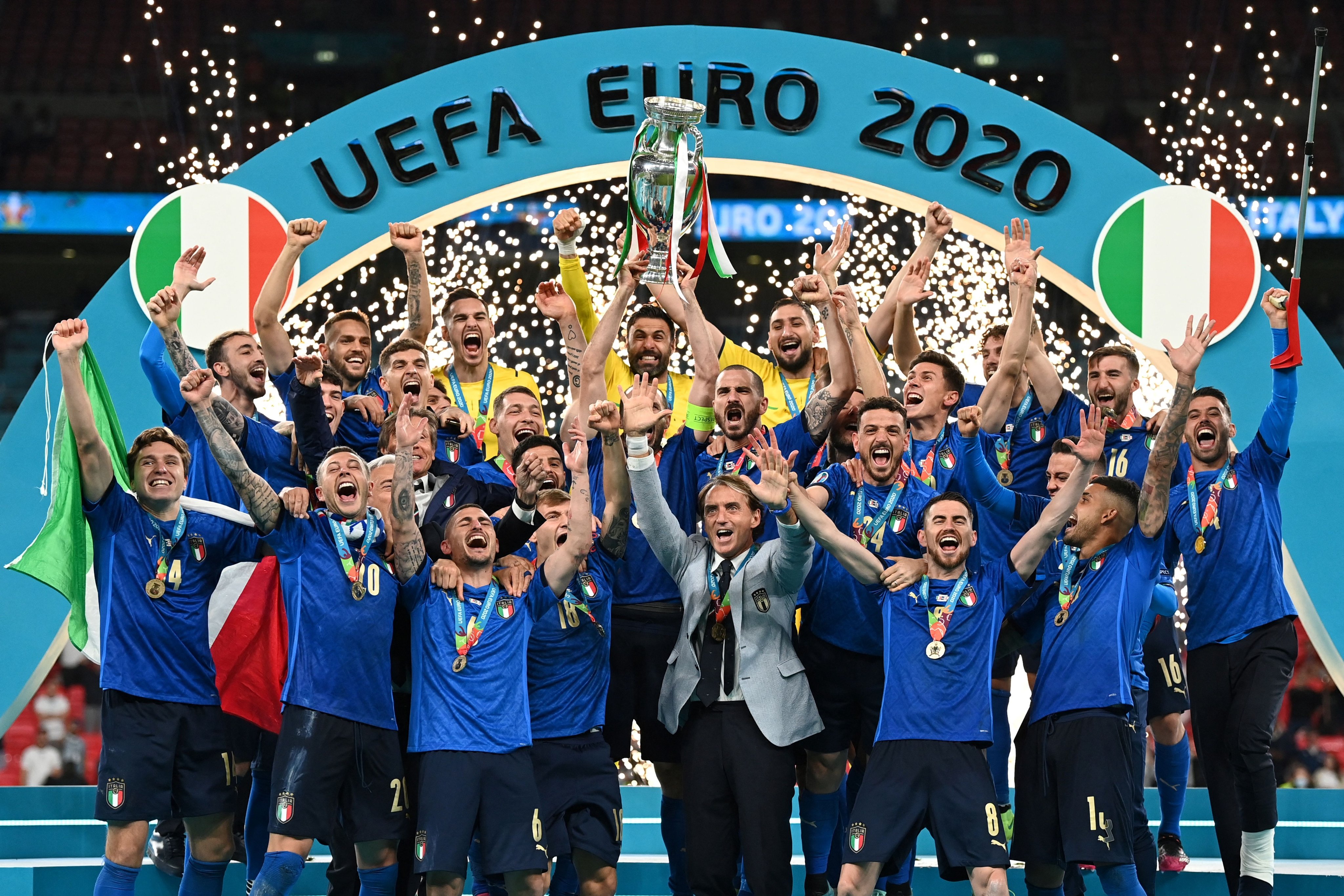 義大利贏得2020歐洲國家盃（Euro 2020）冠軍。照片來源：UEFA推特
